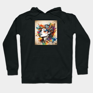 Fluttering Elegance: A Symphony of Women in Butterfly-Inspired Art Hoodie